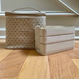 Kate Spade “Out to Lunch” Lunch Bag + AsFrost 900mL BPA-free Bento Box